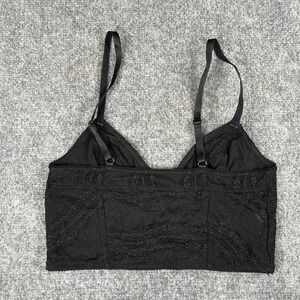 Free People Intimately Bralette Black Lace‎ S Y2K Boho Festival Lingerie Cottage